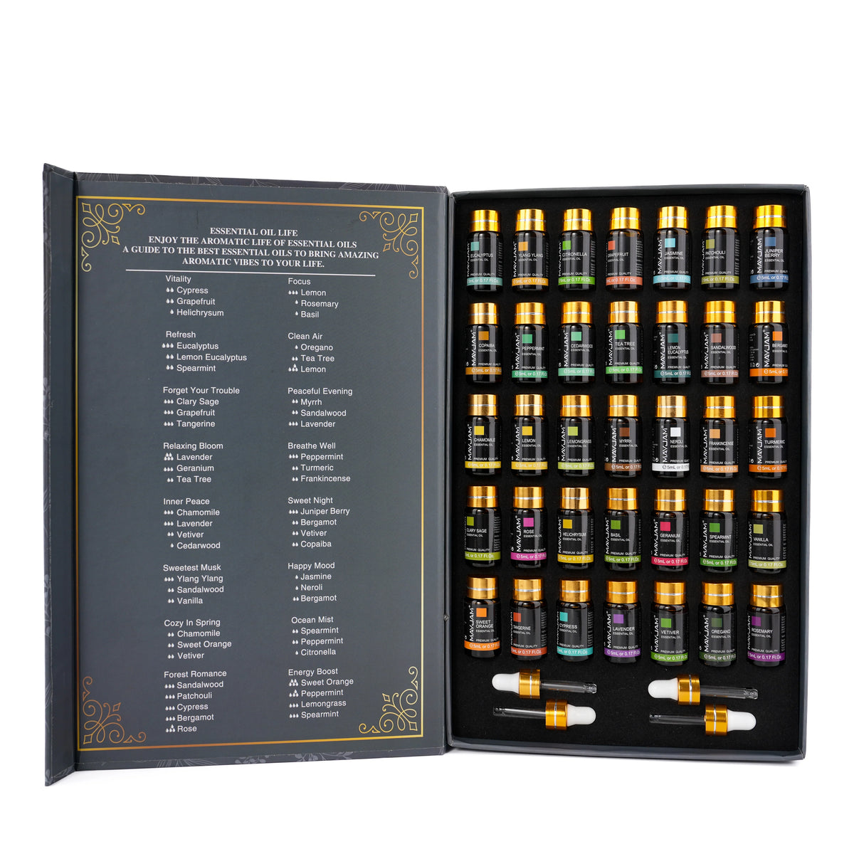Huiles Essentielles MAYJAM - Boîte découverte 35 x 5mL
