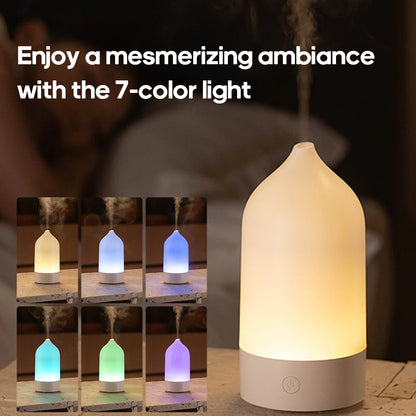 KINSCOTER New Aroma Diffuser 120ml Portable Silent Air Humidifier Colorful Night Light Essential Oil Diffuser for Room Home
