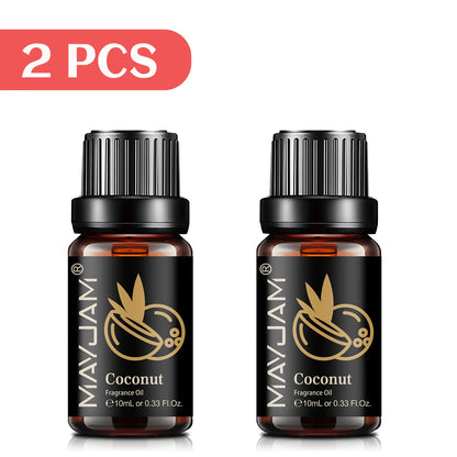 MAYJAM Fruit Essential Oil 10ml Cherry Banana Papaya Grape Litchi Guava Kiwifruit Pear Fig Fragrance Oil for Diffuser Candle